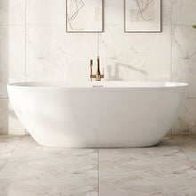 Bellevue Oval Acrylic Freestanding Bath with Overflow